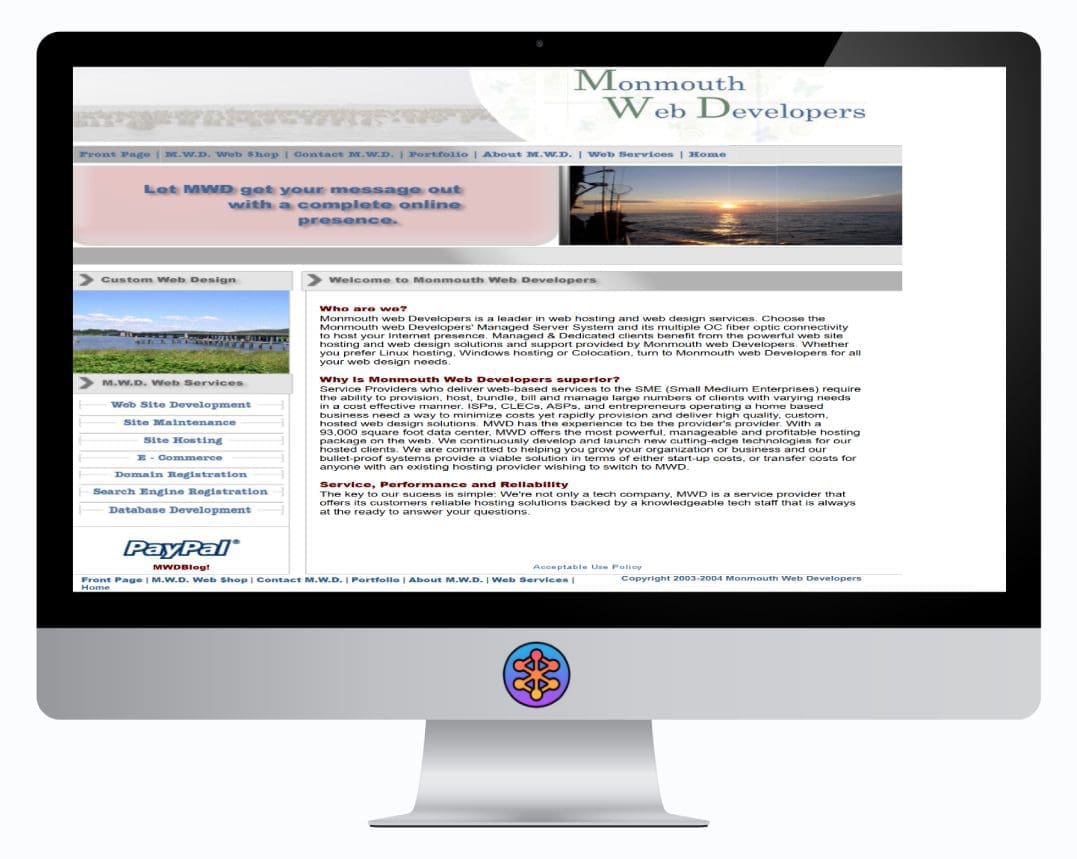 MWD Websites in 2003 - 2005