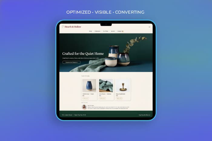 Custom SEO strategy and optimization designed around your business, customers, and growth goals